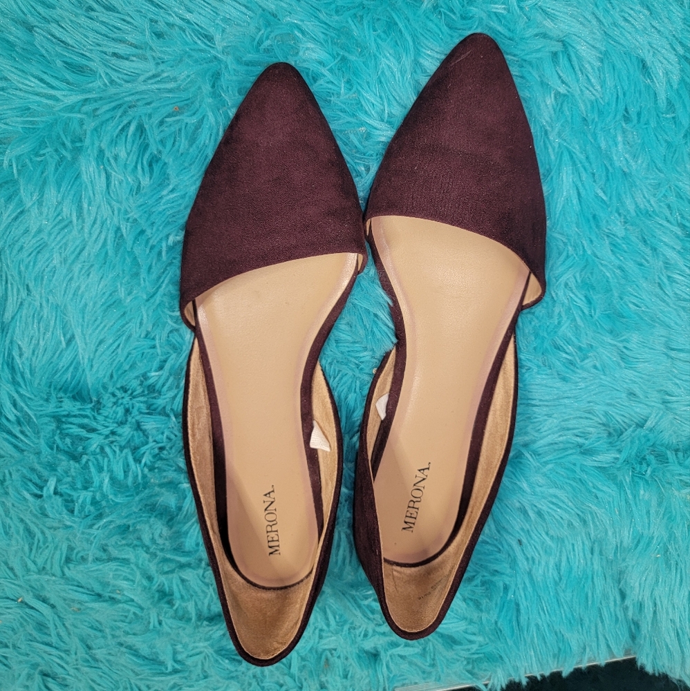🔥**3 for $20 **Merona Burgundy Flats
